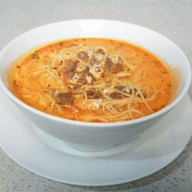 Sopa a la minuta